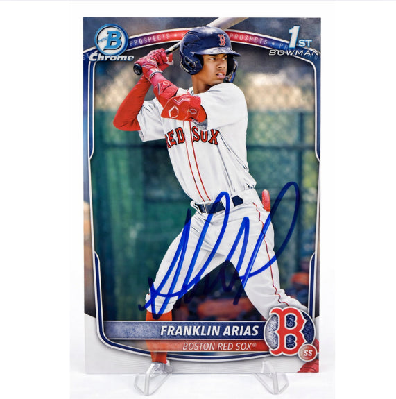 Franklin Arias 1st Bowman Chrome Auto