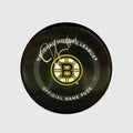 Jeremy Swayman Autographed Puck