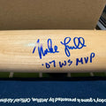 Mike Lowell "07 WS MVP" Autographed Louisville Slugger Pro Stock Bat (JSA)