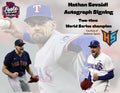 Nathan Eovaldi Autograph Signing